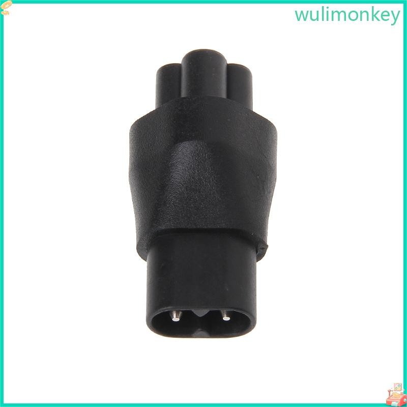 WU IEC 320 C5 3-Pin หญิง C8 2-Pin ชายปลั๊กแปลงอะแดปเตอร์จ่ายไฟ