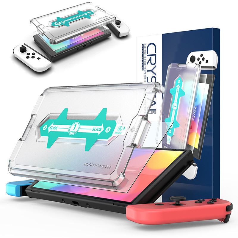 กระจกนิรภัยกันรอยหน้าจอสําหรับ Nintendo Switch OLED (7 นิ้ว) รุ่น Nintendo Switch 2 (2025 ขนาด 7.9 นิ้ว) และ Nintendo Switch (6.2 นิ้ว)