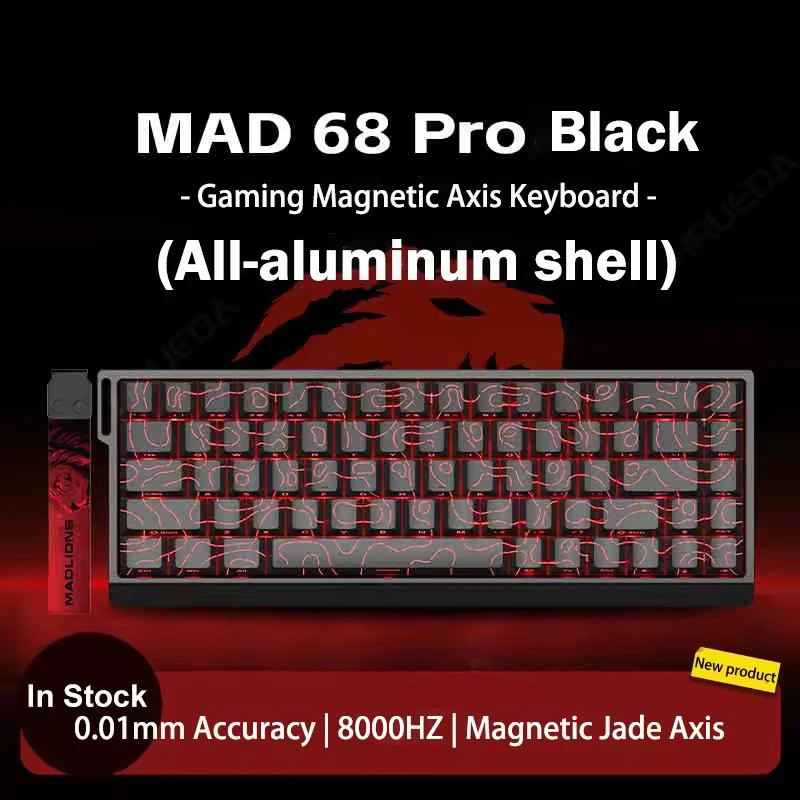 [NEW] Madlions Mad60 He Mad68 Pro He Magnetic Switch คีย์บอร์ดแบบกลไก Rgb แบบมีสาย Hot Swap 8k ที่กํ