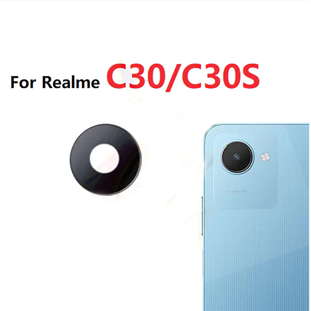 เลนส์กระจกกล้องด้านหลัง แบบเปลี่ยน พร้อมสติกเกอร์กาว สําหรับ vivo Y16 V2204 V2214