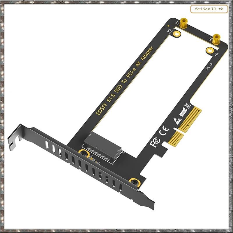 [LHY] PM9A3 PM9D3 PCI-E 4.0 4X อะแดปเตอร์ NVMe ไม้บรรทัด 1U GEN-Z EDSFF E1. ส สั้น เอสเอสดี พร้อมฮีท