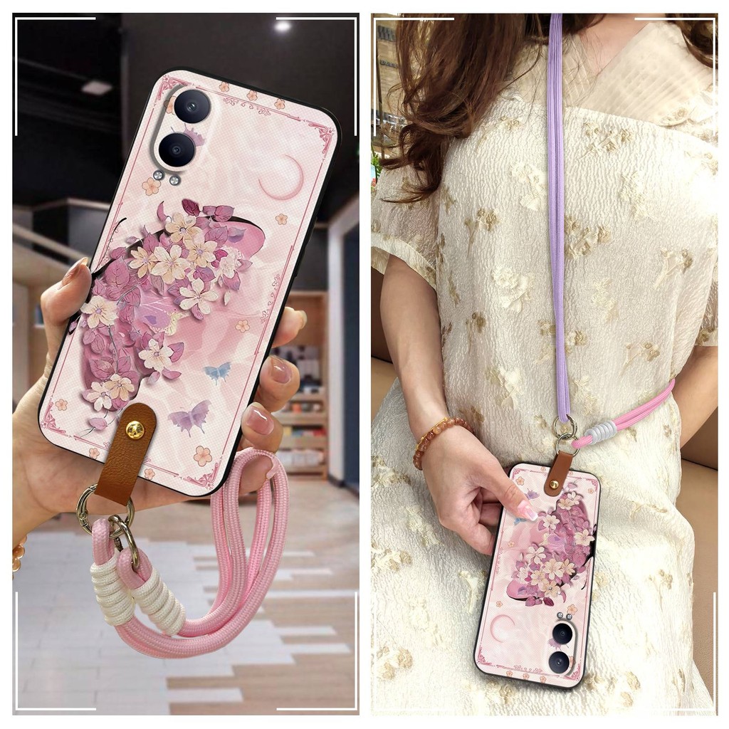 กันกระแทกCrossbodyเคสโทรศัพท์สําหรับOPPO K12X/1 + Nord CE4LiteซิลิโคนทนทานGraffiti Dirt-resistant So