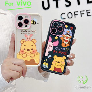 สำหรับ Vivo เคสโทรศัพท์วิโว่ Y200 หมีน้อย Y20 Y20s กรอบเลนส์สีชมพู Y12s Y12A Y17 Y12 Y15 Y11 Y12i Y15A โทรศัพท์วิโ