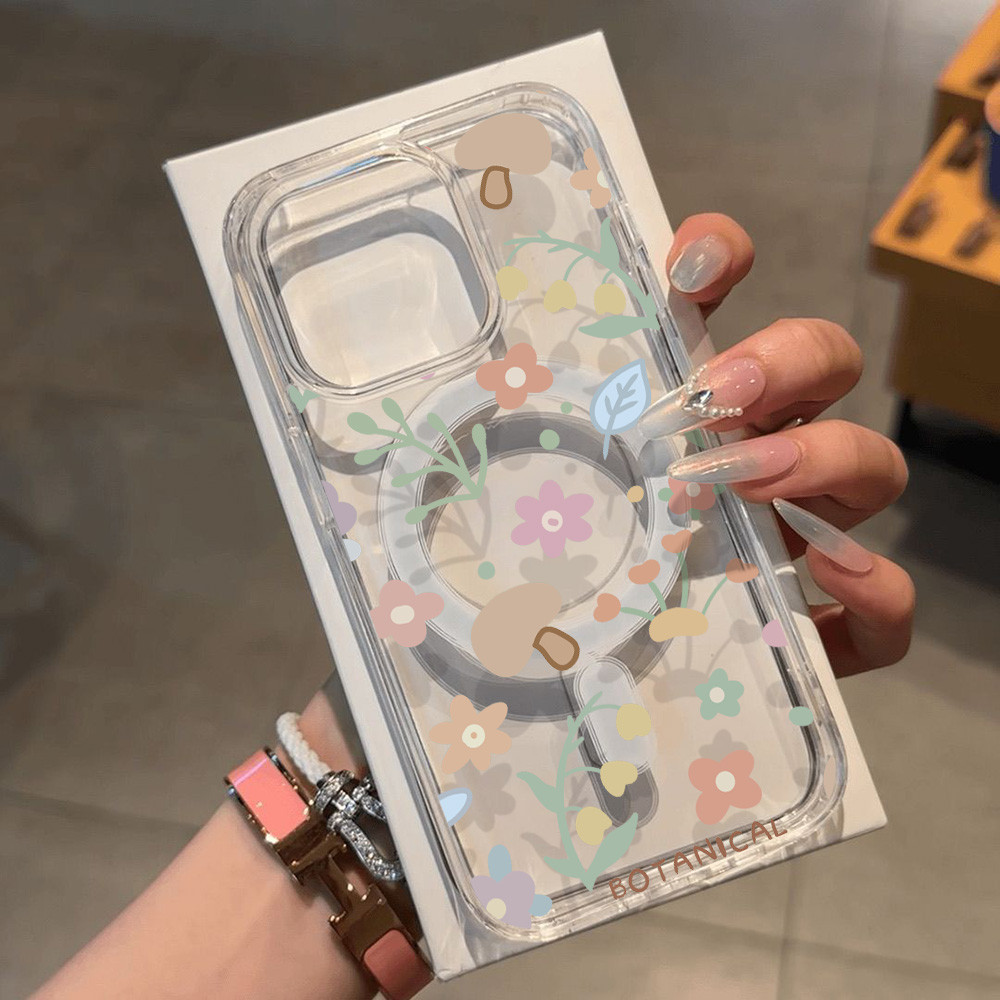 เคสโทรศัพท์ Magnetic For iPhone 13 11 17 pro max Case iPhone 11 15 16 pro max 14 12 pro max น่ารัก การ์ตูน รูปแท่ง