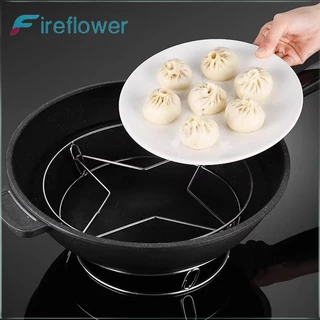 Fireflower หม้อกลม Holde Multi-function Place Firmly อุปกรณ์ครัวหม้อและ Pan ผู้ถือหม้อ Pad สแตนเลส