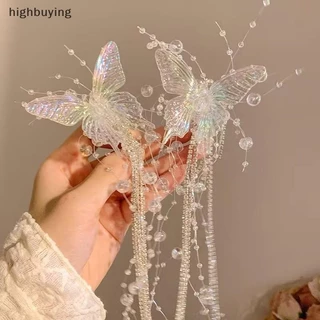[highbuying] ยาวลูกปัด sel สําหรับผู้หญิง Fairy Temperament หวานเจ้าหญิง Hairpin แฟชั่นอุปกรณ์เสริมผมใหม่สต็อก