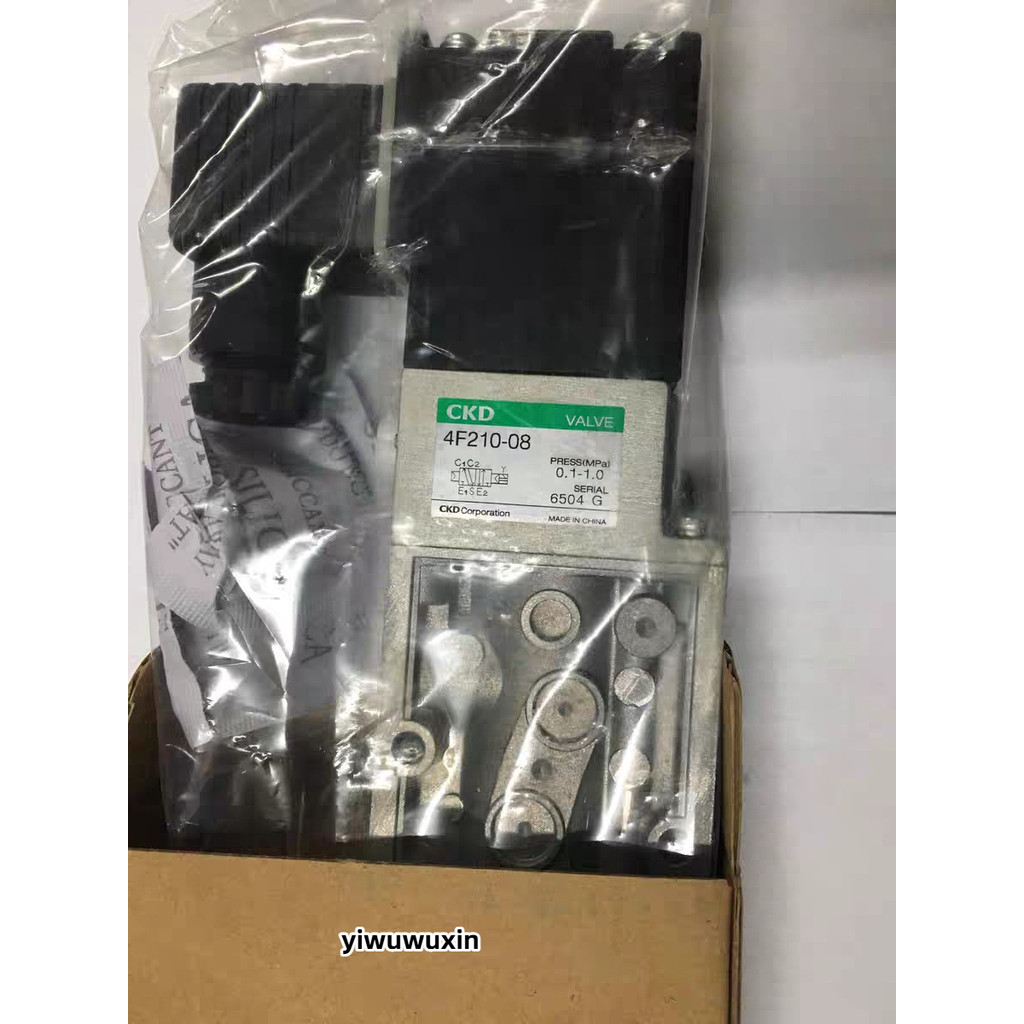 CKD โซลินอยด์วาล์ว 4F210-08-AC220V/DC24V 4F220/4F230/4F240-08-DC24V 4F210-08-L-M2 4F220-08-L 4F230-0