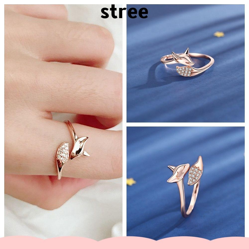 แหวนสัตว์แฟชั่น Bohemian กับคริสตัล Goth สำหรับทั้งผู้หญิงและผู้ชาย