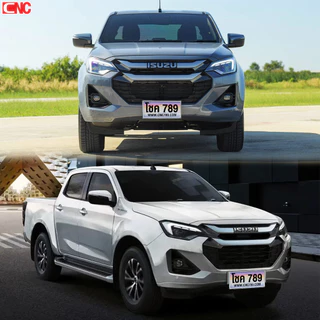 Gluzk หน้ากระจัง ISUZU D-MAX 2024-2027 ทุก รุ่น X-Series ดำ-เทาทูโทน ดำ-แดง เทา-เทา เทา-ชุบโครเมี่ยม - 2WD / 4WD