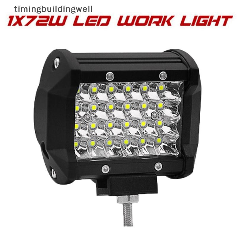 Twth 72W ไฟ LED ทํางานบาร์ Spot Beam Offroad รถดําน้ํารถบรรทุก SUV 4WD ATV 4 x 4 QDD