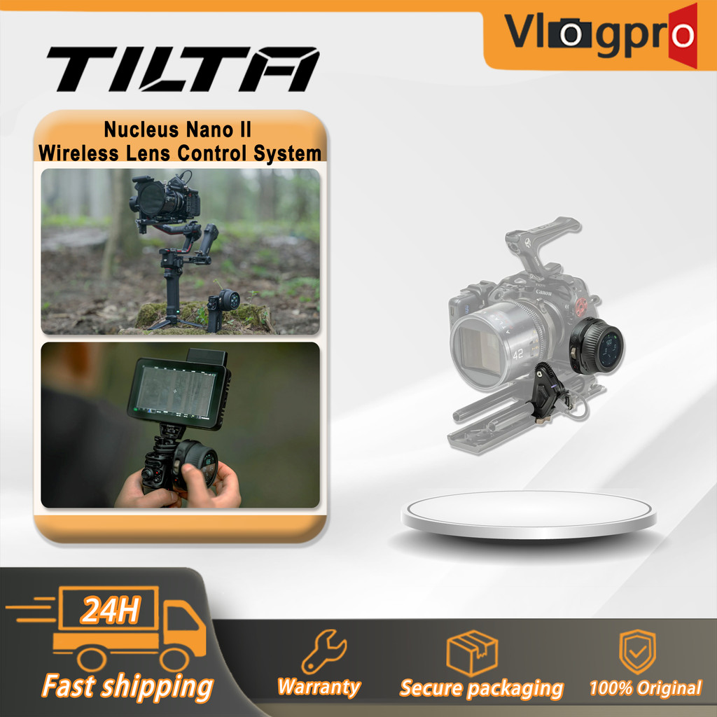 Tilta Nucleus Nano II ระบบควบคุมเลนส์ไร้สายติดตามชุดโฟกัสสําหรับกล้อง DSLR
