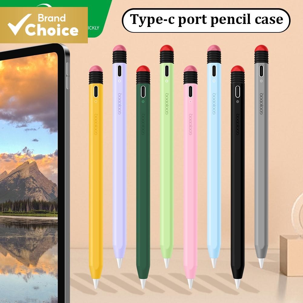 GOOJODOQ เคสปากกาแบบมีพอร์ต Type-C สำหรับ iPad Pencil 2 และ Goojodoq รุ่น 3-12