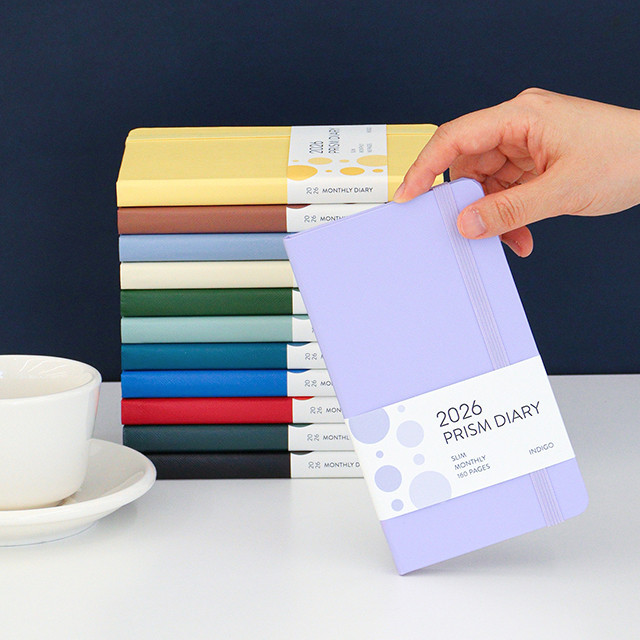 2026 KOREA DIARY — INDIGO Prism Slim Monthly Diary