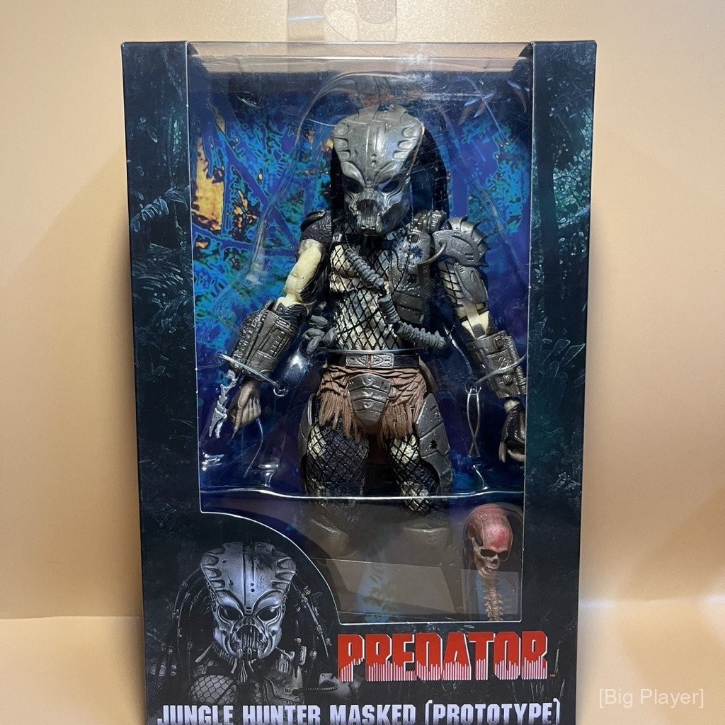 กล่อง กล่อง NECA Predator 30th Week Commemorative Edition Alien-Shaped Predator 23cm Movable Model (
