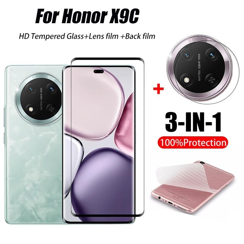 ป้องกันหน้าจอสําหรับ Honor X9C X9B X9A 90 100 200 PRO Magic 7 RSR 7 Pro 7 Lite 5G กระจกนิรภัย 9H พื้