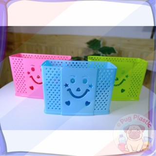 🚚ส่งจากไทย (มี5สี) ตระกร้า 3ช่อง ตระกร้าใส่ช้อน  ที่ใส่แปรงส…