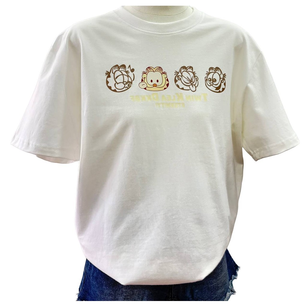 / Gaya Streewear100% Cotton T-Shirt Unisex /Baju Longgar Bergaya潮牌T-shirt / Readyout Tops/Love Pri R