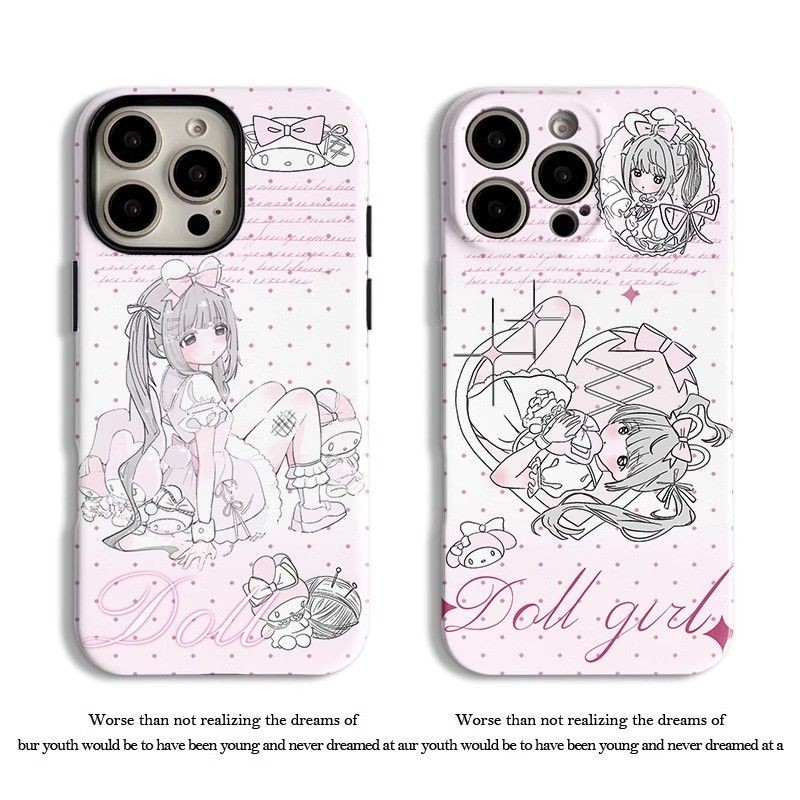 สาวหัวใจ Apple 16promax เคสโทรศัพท์มือถือ Filiin iPhone15 สองในหนึ่งเดียว 14 สองชั้น 1312 รวมทุกอย่า