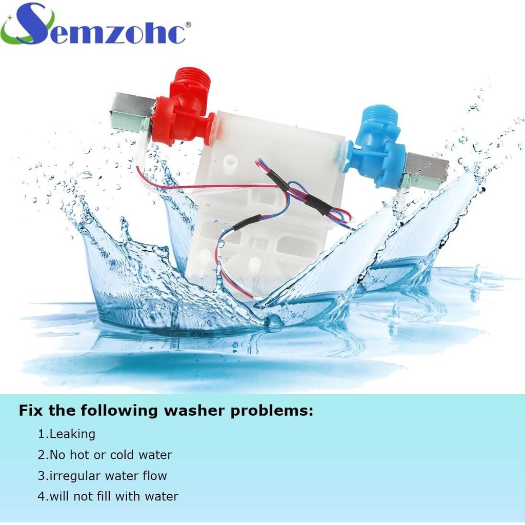 W11101906 W10869803 Ntw4516fw3 เครื่องซักผ้าวาล์วน้ําเข้าใช้งานร่วมกับ whirl-pool, ama-na, cro-sley 