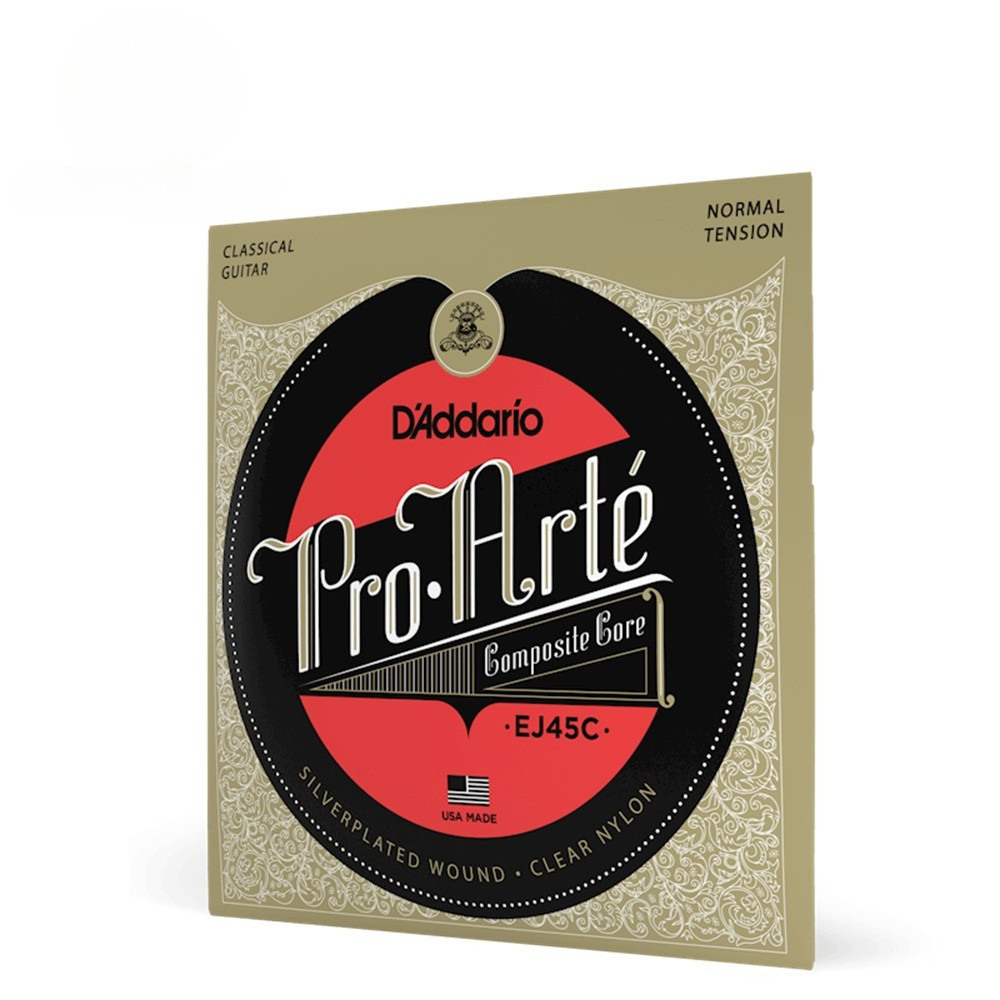 D'ADDARIO DAddario EJ45C Pro-Arté Composite Core สายกีต้าร์คลาสสิก ความตึงเครียดปกติ