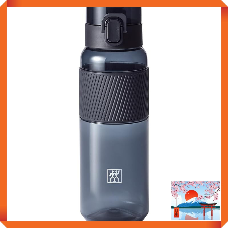 ZWILLING 680ml Black Water Bottle - BPA-Free Tritan Sports Bottle