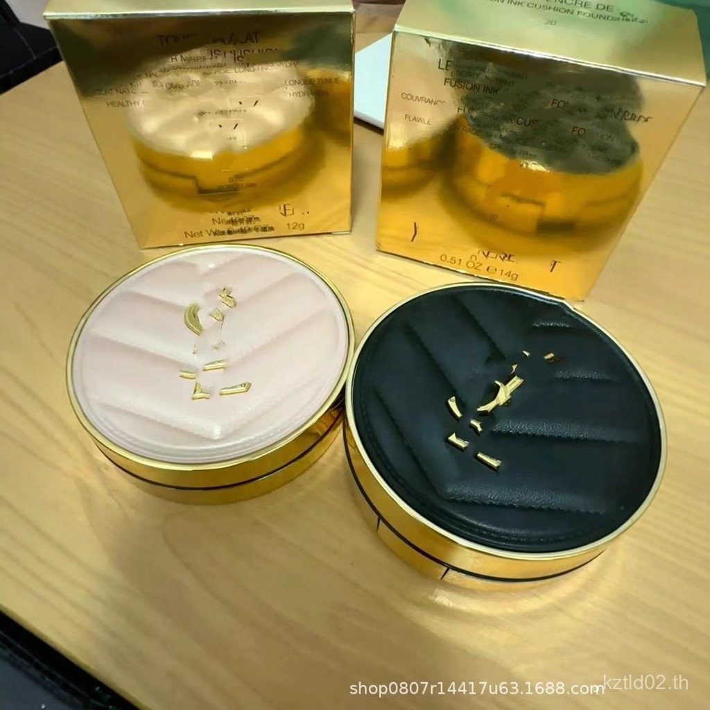 Channnel Supply แหล่ง Saint Law Powder เบาะหนัง bb ครีมหนังสีดํา Foundation Moisturizing 14g คอนซีลเ