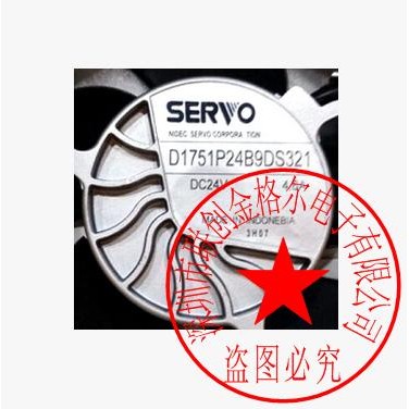 D1751P24B9DS321 D1751P24B8PP338 DC24V 4.6A ต้นฉบับญี่ปุ่น SERVO พัดลม
