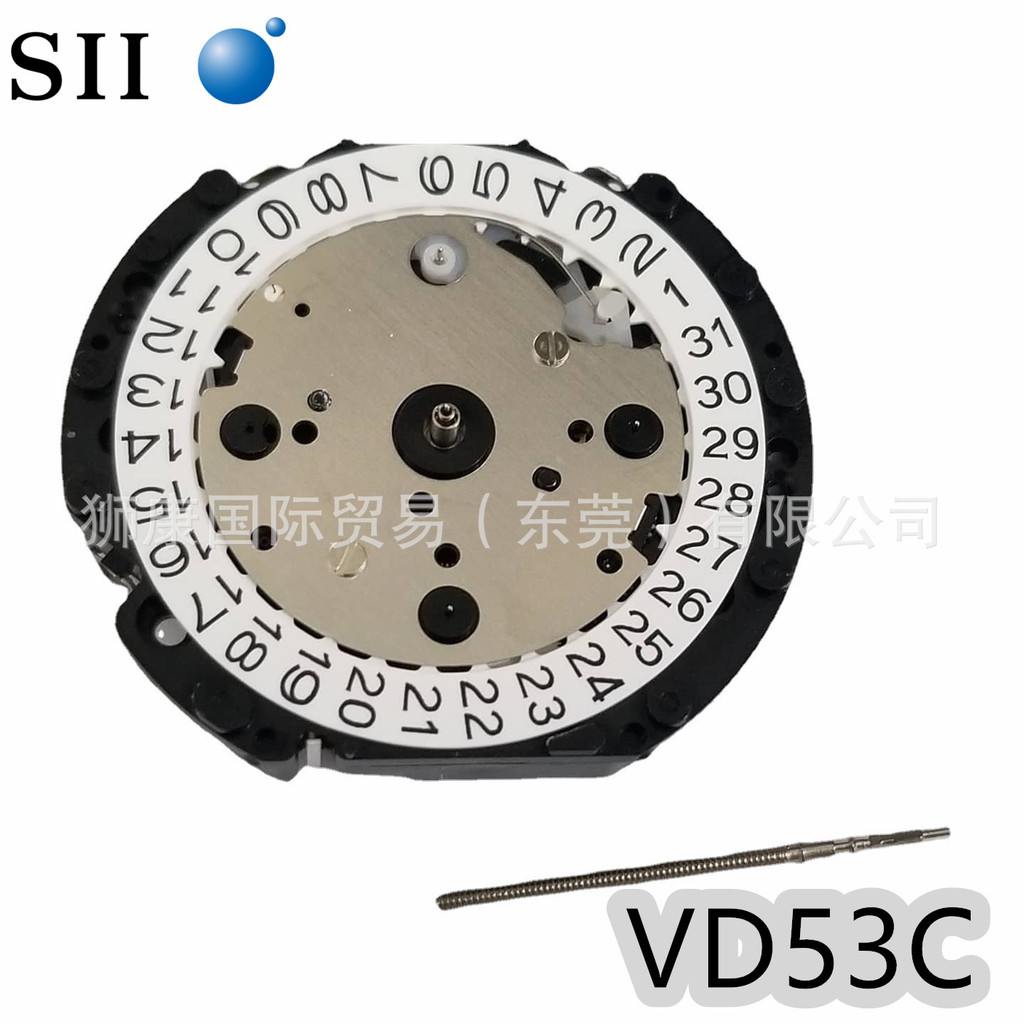 VD53C อุปกรณ์เสริมนาฬิกา ยี่ห้อใหม่ 100% การเคลื่อนไหวของญี่ปุ่น 6 เข็มมัลติฟังก์ชั่นควอตซ์ VD53 การ