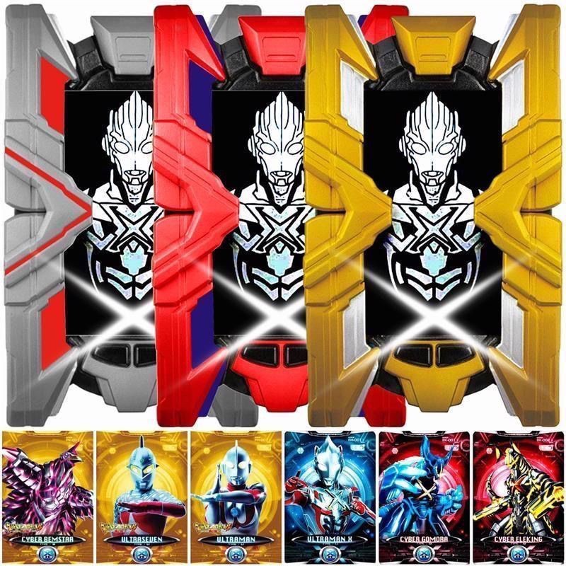 Aix Terminal Ultraman Transformation อุปกรณ์ Summoner ของเล่น Transformation Flash Sensor Aix Suit B