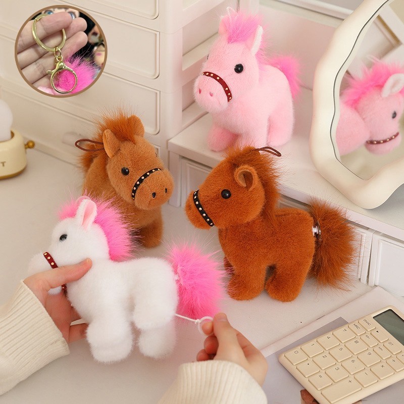 พร้อมส่ง พวงกุญแจ หางหมุนได้ ยูนิคอน หางขยับ ห้อยกระเป๋าน่ารักๆ เป็นของขวัญวันเกิด