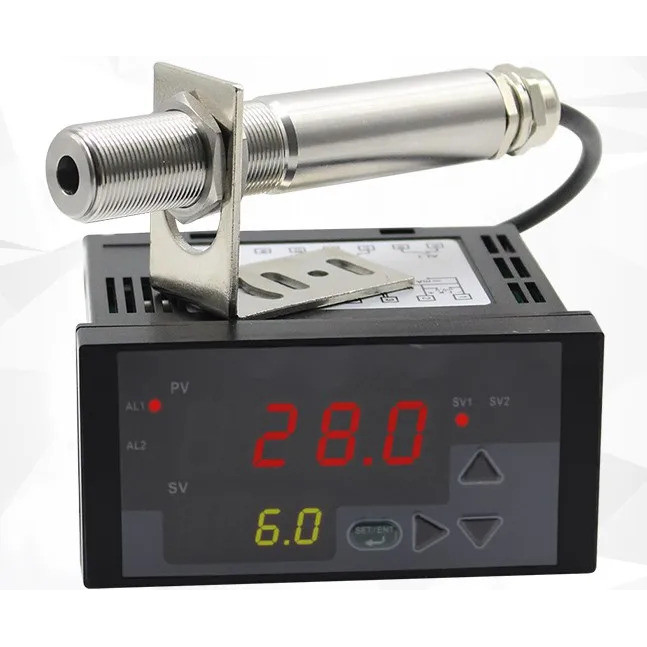4-20ma output Non-contact Online Infrared Thermodetector Probe High Temperature Infrared Temperature Sensor Transmitter