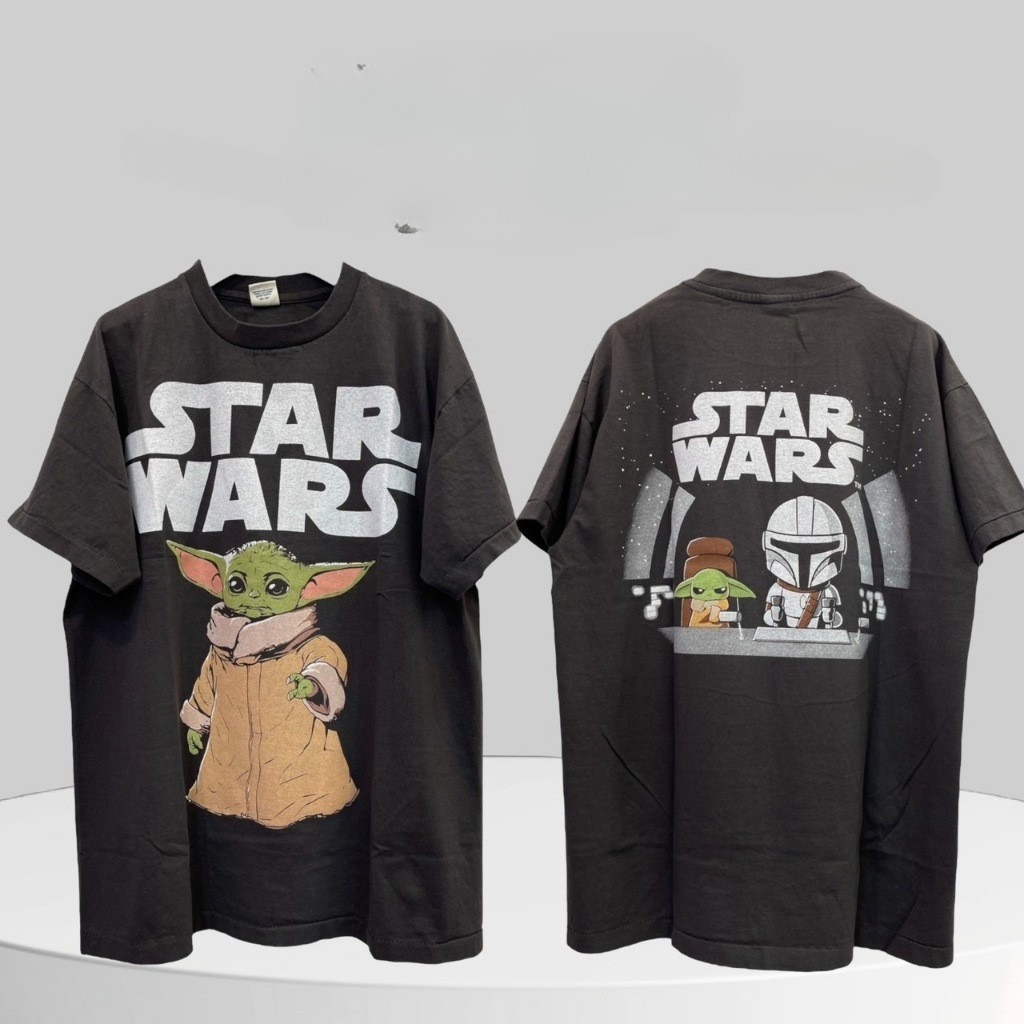 (จัดส่งตลอด 24 ชั่วโมง）OOOK เสื้อแขนสั้นแบบผู้หญิง ที่มีลายลักษณะสัตว์การ์ตูน  ผ้า100% ฝ้าย