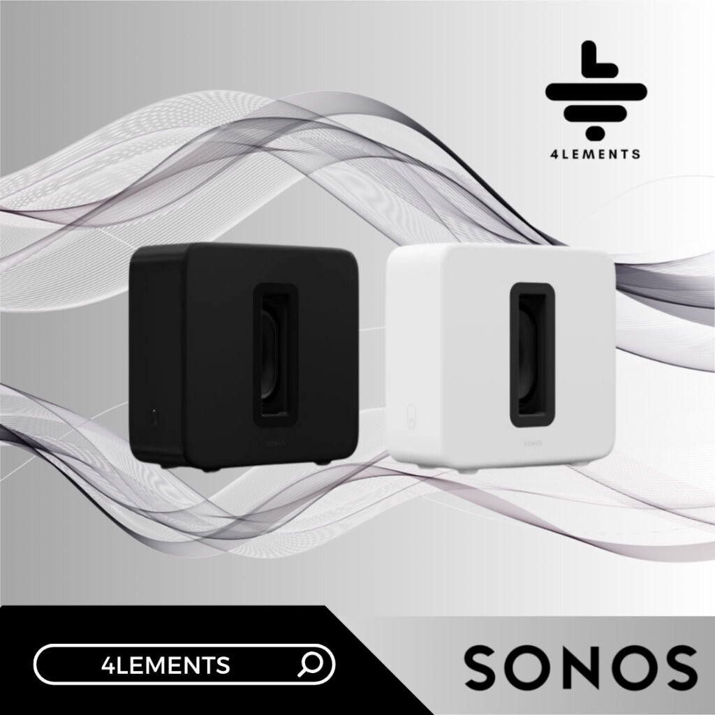 (พร้อมส่ง) SONOS SUB 4 - WIRELESS SUBWOOFER (ลำโพงบลูทูธ) (โซนอส) (ของแท้) (ประกันศูนย์ไทย) (มือ1)