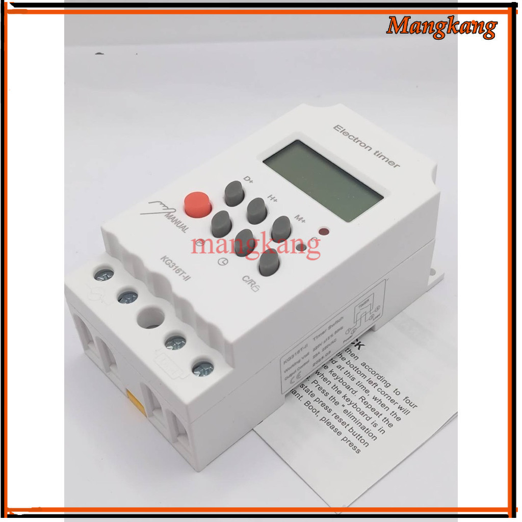 ส่งใว KG-316T-II 12,24,220V ทามเมอร์เวลา เวลา ตัวตั้งเวลา นาฬิกาเวลา KG-316T-II 12,24,220V ส่งภายในว