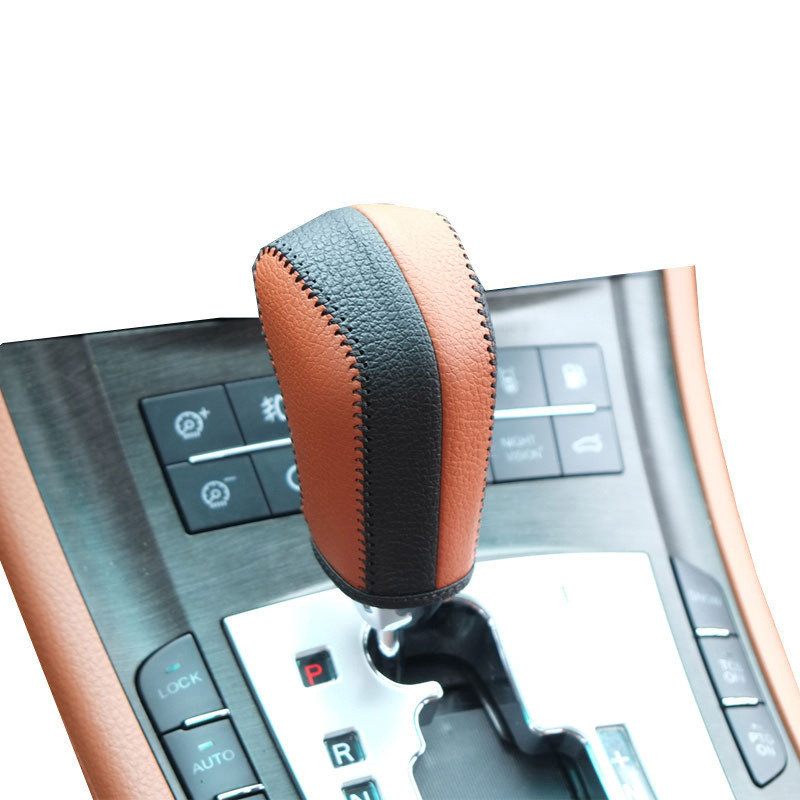 เหมาะสําหรับฝาครอบเกียร์มือหนังวัว Luxgen Car