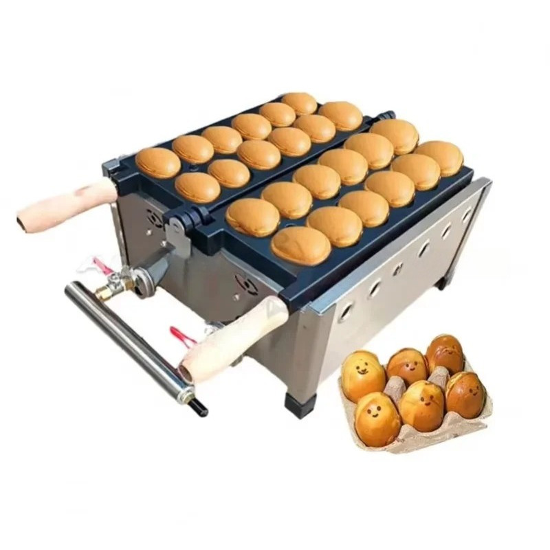 เครื่องทำวาฟเฟิลไข่แก๊ส Gas egg waffle maker เครื่องทำวาฟเฟิลฟองไข่