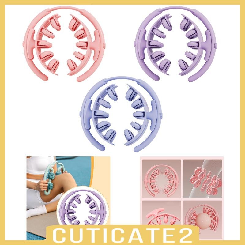 [Cuticate2] Double Row 20 ล้อขาลูกกลิ้งนวดกล้ามเนื้อที่ถอดออกได้น้ําหนักเบายืดหยุ่น 11x10.2x3.2inch 