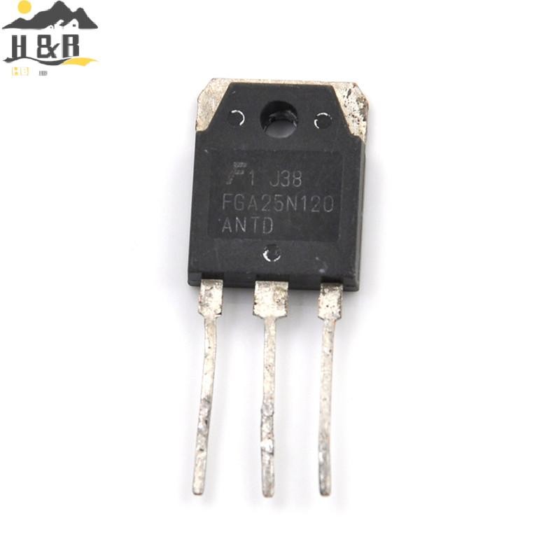 H&B พ.ย. ทรานซิสเตอร์พลังงาน 1 ชิ้น IGBT 1200V FGA25N120 ANTD 25N120 ทรานซิสเตอร์พลังงาน {th}