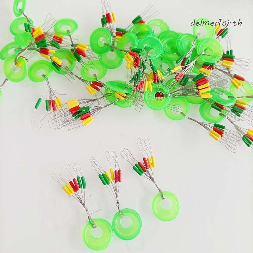 DELMER1OJ ฟล้อมสายเบ็ดรูปไข่ ขนาด S/M/L สำหรับตกปลา 600 ชิ้น