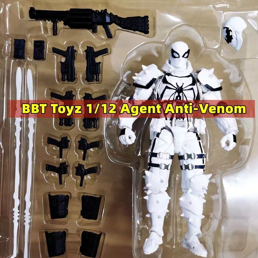 Yamaguchi Style Marvel Venom 3 สีดําสีขาว Anti-Venom Agent Action Figure ของเล่นรูป