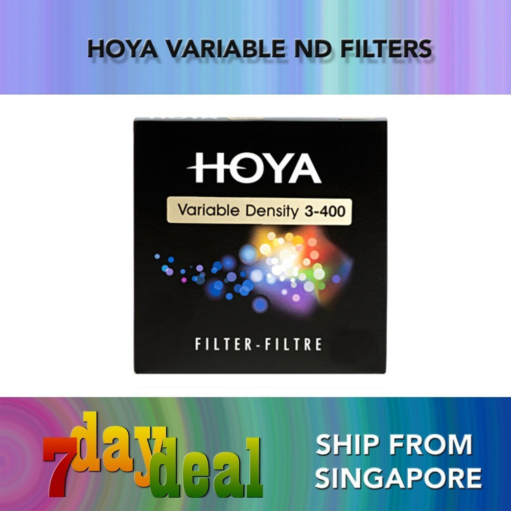 Hoya Variable ND Neutral Density ND3400 Filter 52mm | 58มม | 67มม | 72มม | 77มม | 82mmHT99 QYH4