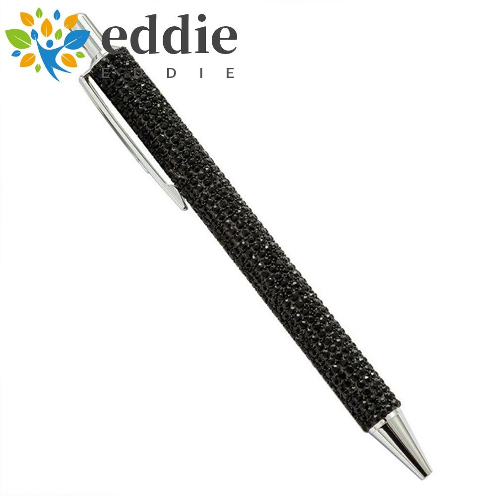 EDIE ปากกาลูกลื่น School Supply Office Diamond Bright Metal Luxury ปากกาลายเซ็น