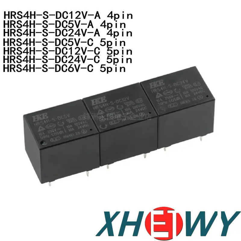 1-5PCS HRS4H-S-DC6V 12V-C S-DC5V 24V-A HRS4H-S-DC5V HRS4H-S-DC12V HRS4H-S-DC24V HRS4H-S-DC6V-C HRS4H