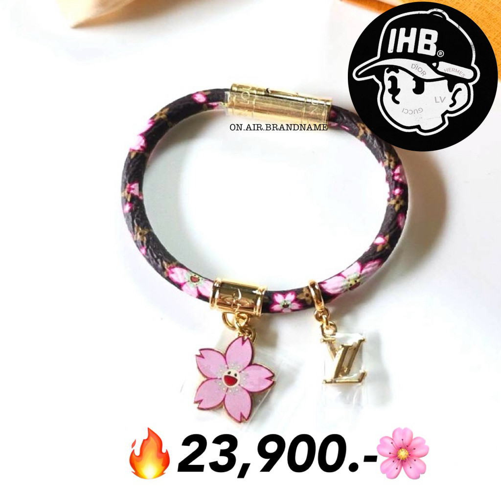 New LV x TM bracelet cherry blossom กำไลข้อมือ น่ารักมากๆ