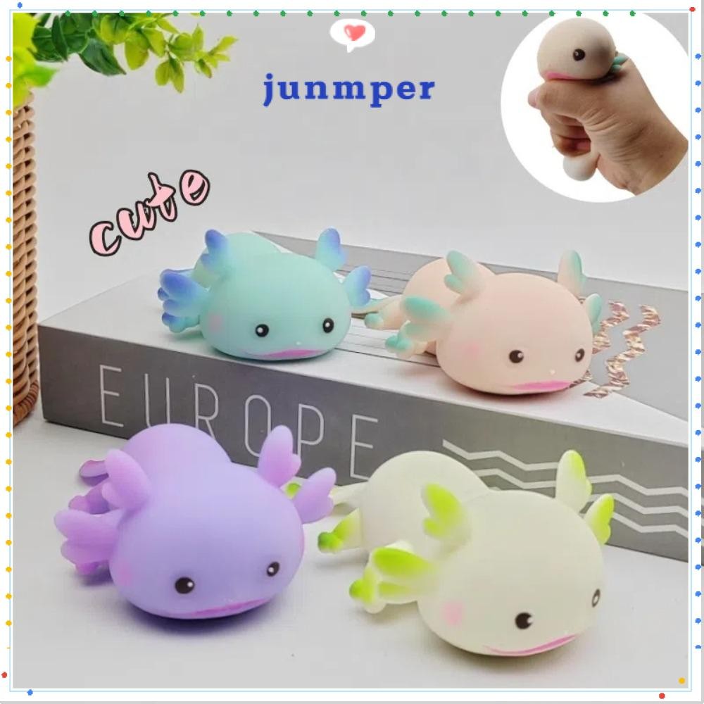 JUNMPER ของเล่นบีบ, ตุ๊กตาอยู่ไม่สุขยืดออกแบบการ์ตูนปลาของเล่น Squishy, ผ่อนคลายหลายสีความเครียดบรรเ