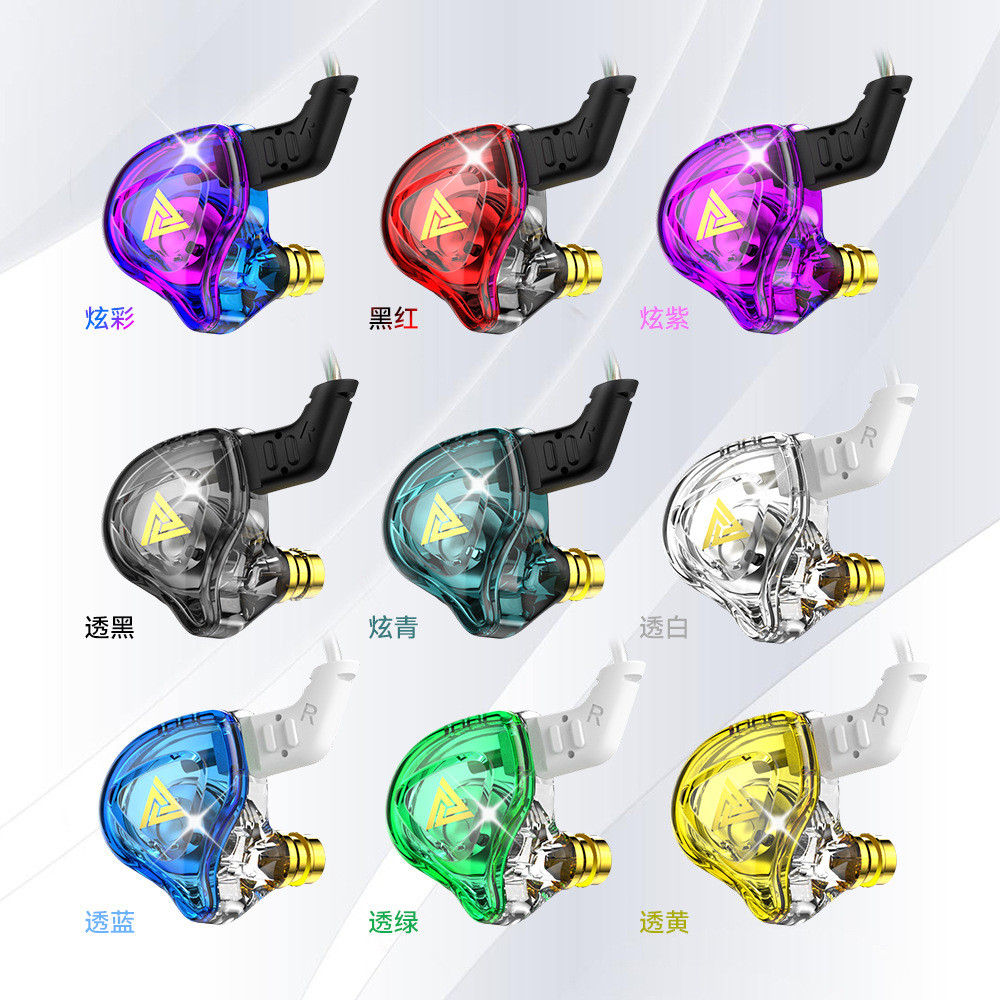QKZ/Tingsheng DMX ชุดหูฟังกีฬาควบคุมสายในหู