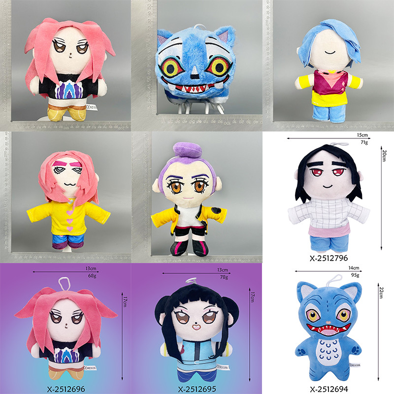 ตุ๊กตา KPop Demon Hunters ตุ๊กตา Mira Rumi Zoey ของเล่นตุ๊กตา Jinu Mystery ของสะสมตกแต่งห้องตุ๊กตาขอ