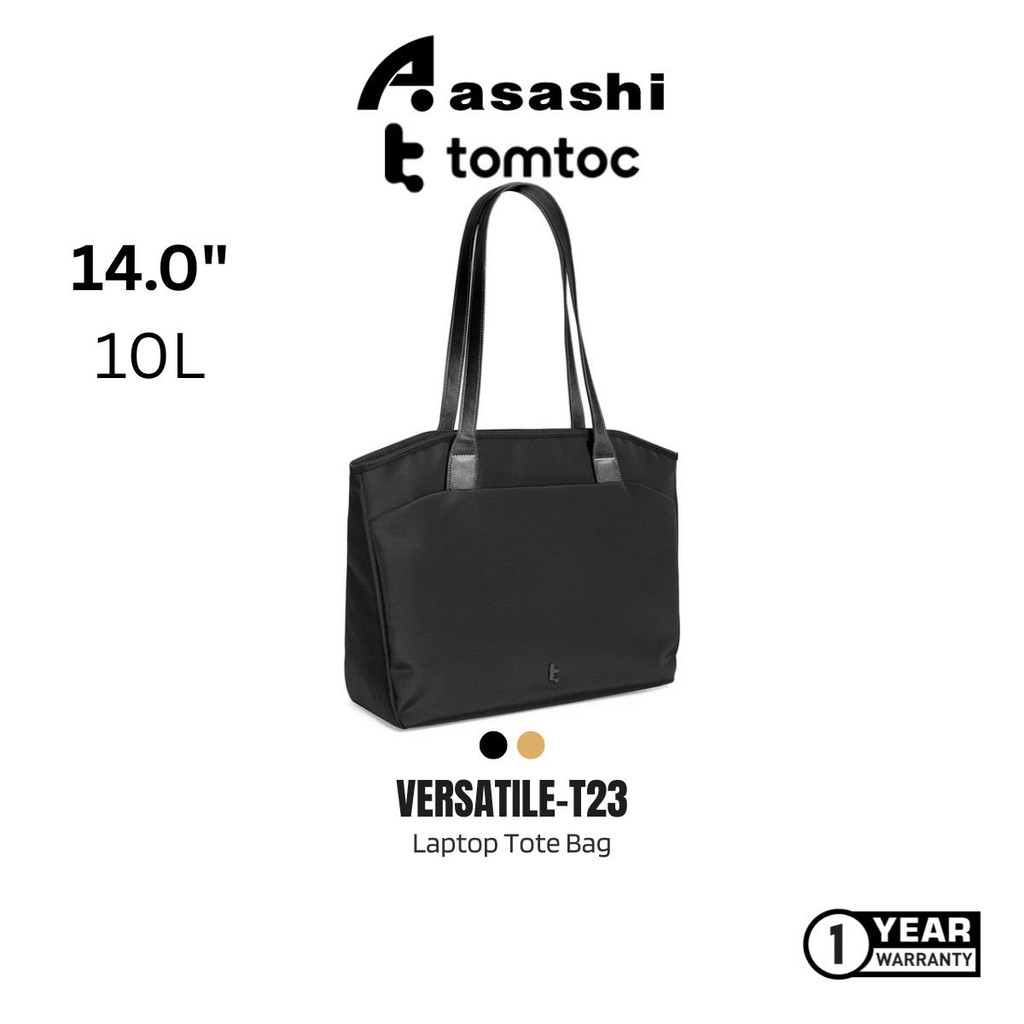Tomtoc Versatile-T23 Laptop Tote Bag 14 นิ้ว /10L Small Ladies Shoulder Bag Office Bag - Beg Perempu