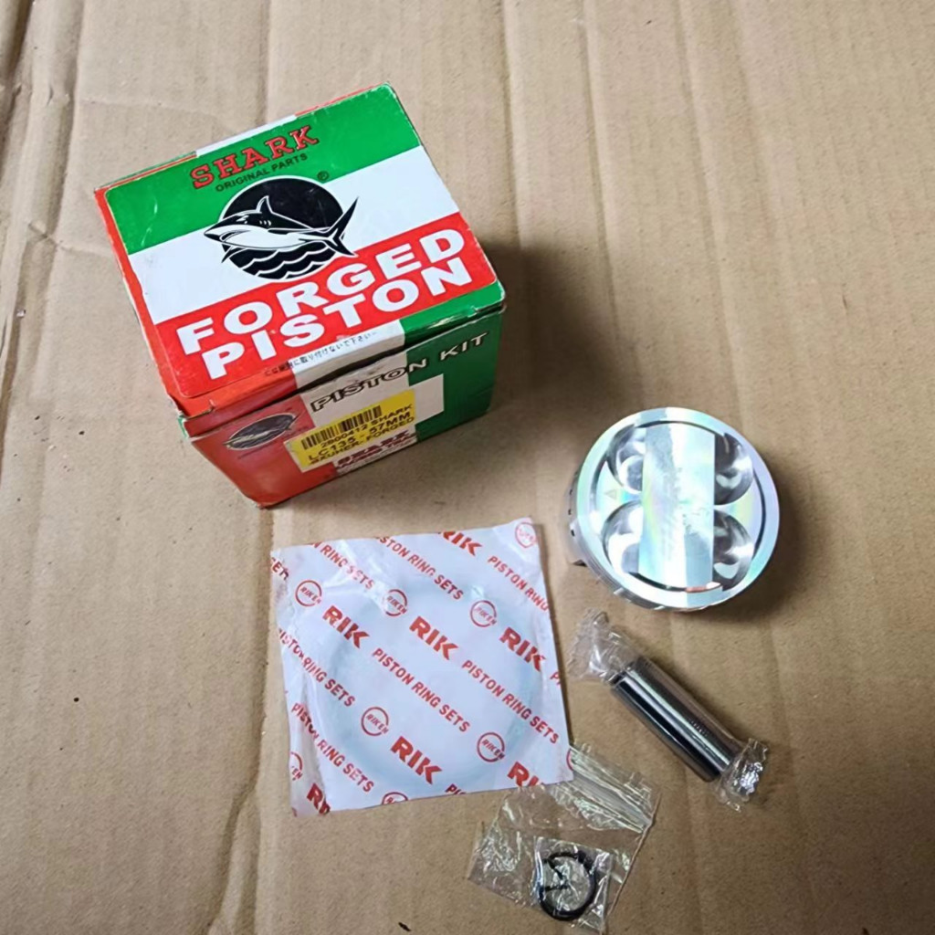 LC135 FZ150 Y15 YAMAHA PISTON RING SET FORGED PISTON SHARK