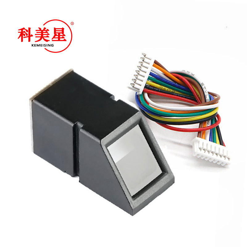 AS608 เซ็นเซอร์อ่านลายนิ้วมือโมดูลลายนิ้วมือออปติคอลล็อคระบุ FPM10A อินเทอร์เฟซการสื่อสารอนุกรม